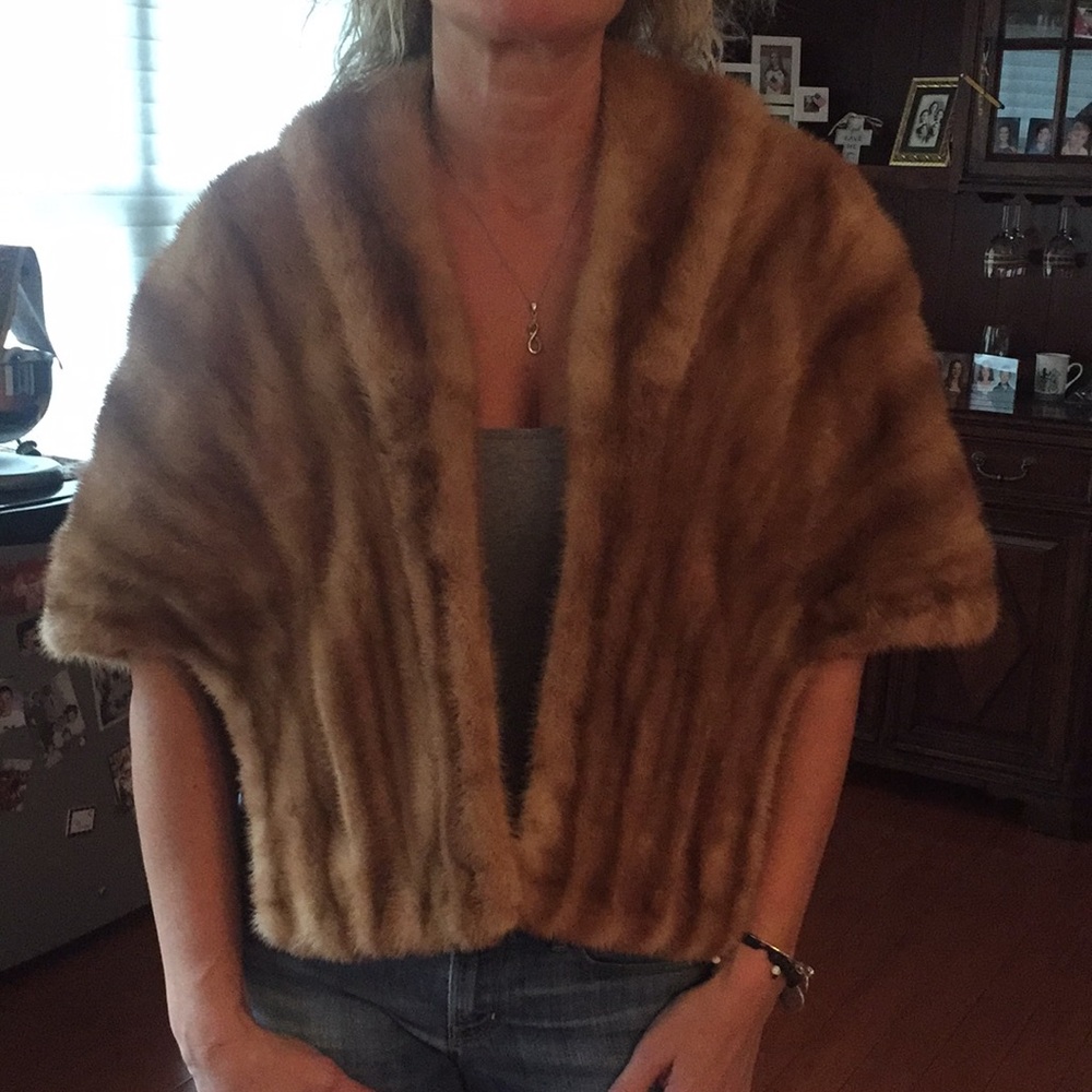 La Belle Fine Furs Shawl Cape